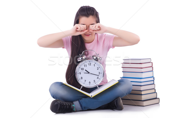 Student failing to meet deadlines for her studies Stock photo © Elnur