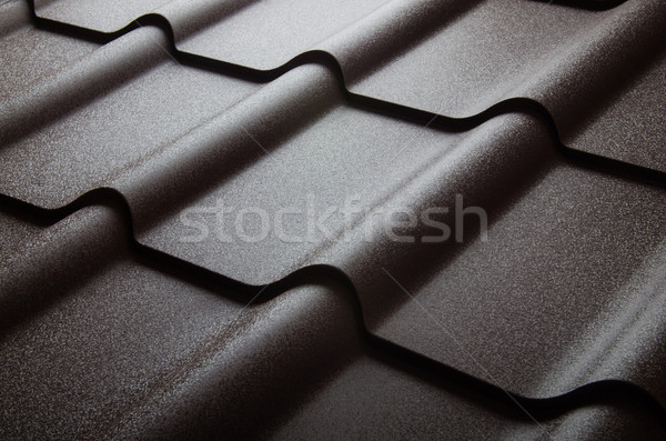 Metal techo azulejo textura construcción Foto stock © Elnur