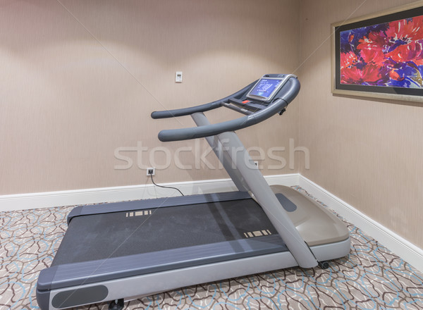 Running treadmill at the house Stock photo © Elnur