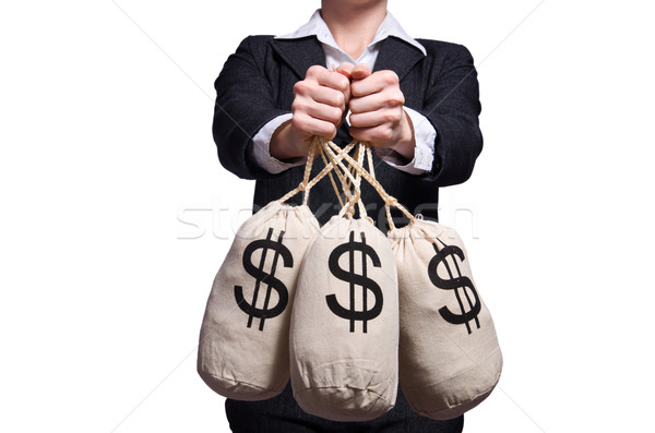 женщину деньги белый бизнеса служба лице Сток-фото © Elnur
