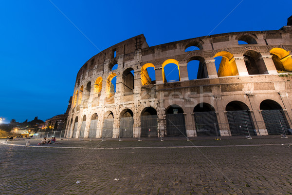 Noto colosseo sera costruzione città notte Foto d'archivio © Elnur