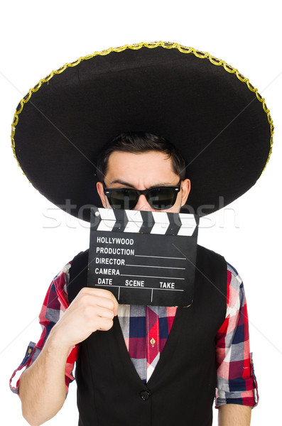 Funny mexican with sombrero in concept Stock photo © Elnur