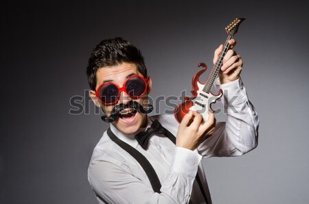 Funny soldier in military concept Stock photo © Elnur