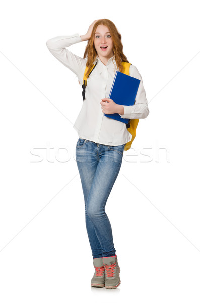 Young student isolated on white Stock photo © Elnur