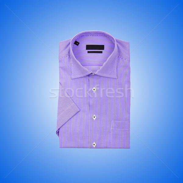 Mooie mannelijke shirt helling winkelen vrouwelijke Stockfoto © Elnur