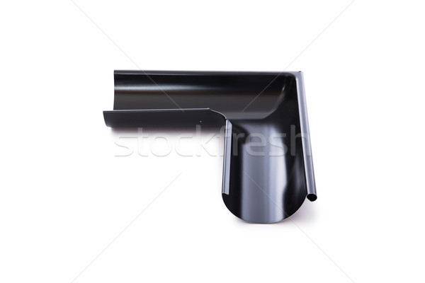 Stock foto: Rohr · isoliert · weiß · Wasser · industriellen · Stahl
