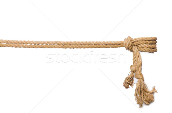 Rope isolated on the white background Stock photo © Elnur