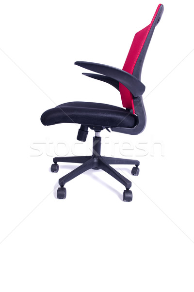 Red office chair isolated on the white background Stock photo © Elnur