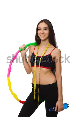 Woman with centimeter in health concept Stock photo © Elnur