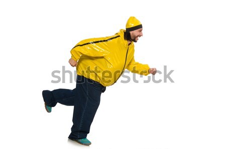 Sobrepeso hombre aislado blanco deporte salud Foto stock © Elnur