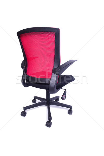 Red office chair isolated on the white background Stock photo © Elnur
