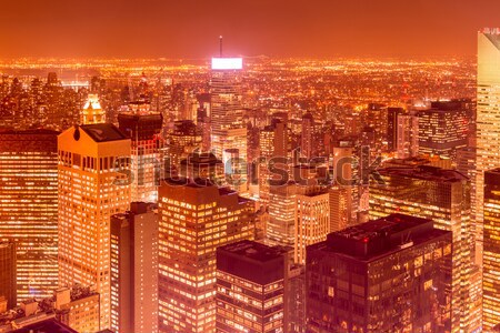 New York - DECEMBER 20, 2013: View of Lower Manhattan on Decembe Stock photo © Elnur