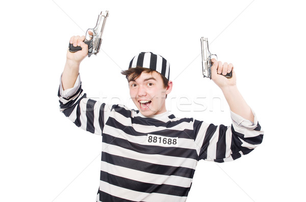 Funny prison inmate in concept Stock photo © Elnur