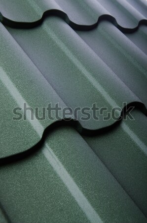 Close up of metal roof tile  Stock photo © Elnur