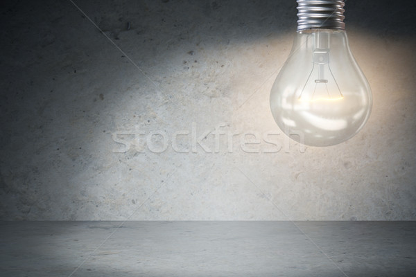 Light bulb in fresh ideas concept 3D rendering Stock photo © Elnur