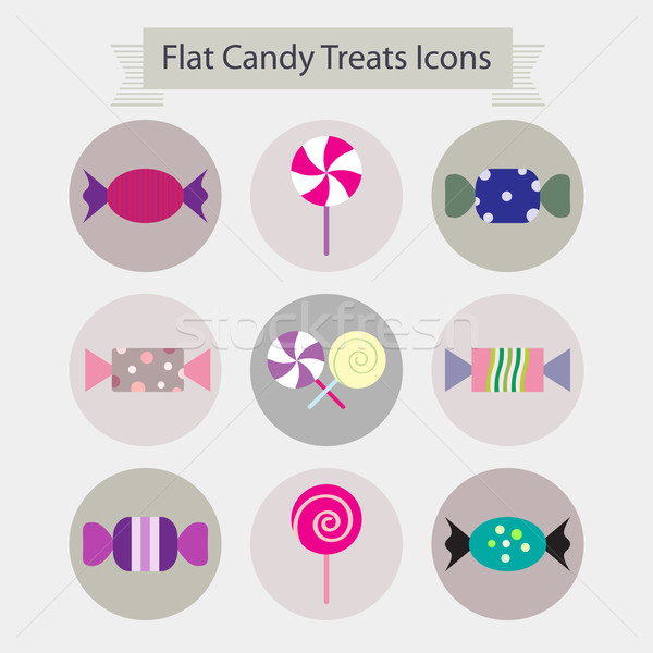 Stock foto: Candy · Symbole · Illustration · unterschiedlich · Süßigkeiten