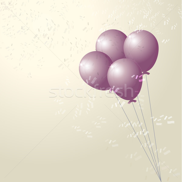 Flying balloons Stock photo © Elsyann