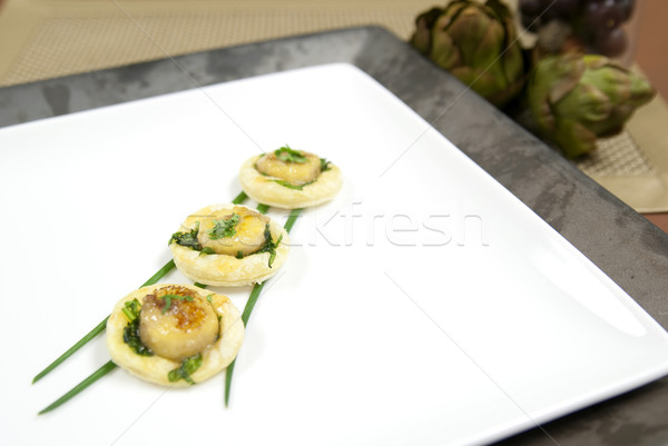 Scallop appetizer Stock photo © elvinstar