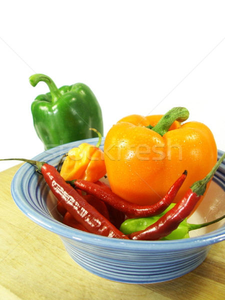 peppers in a bowl Stock photo © elvinstar