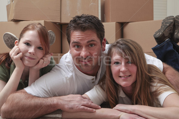 Family moving in Stock photo © elvinstar