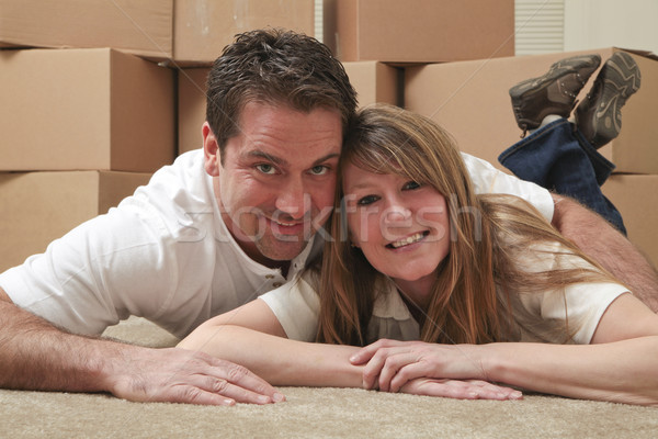 Couple moving in Stock photo © elvinstar