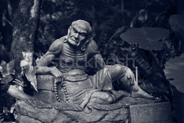 Arhat Kanakbharadvaja statue Stock photo © elwynn