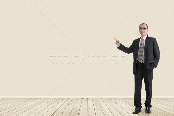 business man introduce Stock photo © elwynn