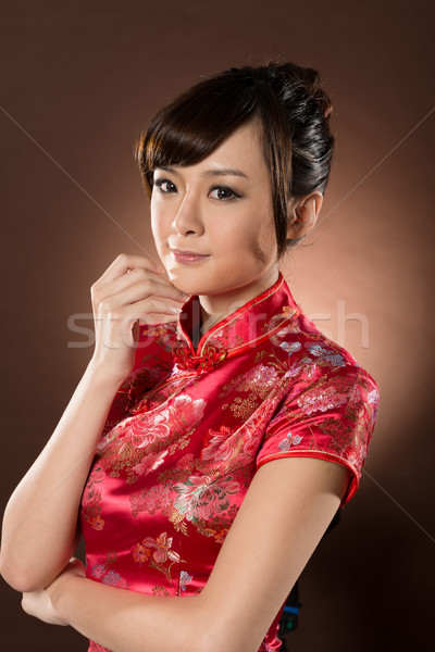 Attractive Chinese woman Stock photo © elwynn