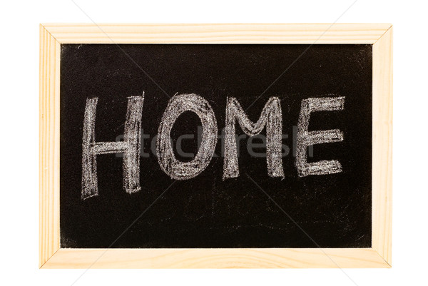 blackboard written 'home' Stock photo © elwynn