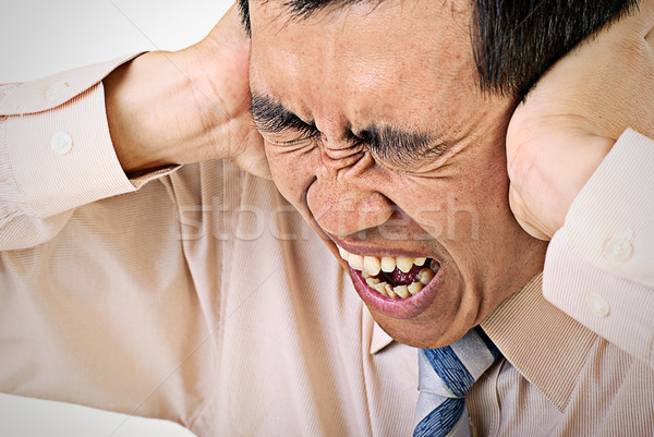 Stock photo: Business man with stress