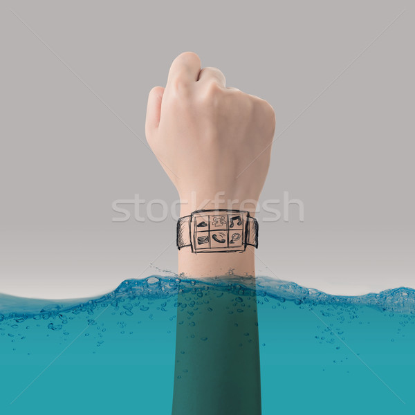 Smart ansehen wasserdicht Wachstum neue Stock foto © elwynn