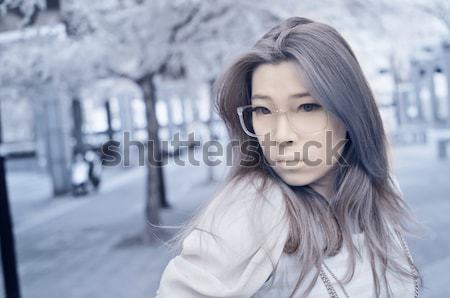 Asian bellezza glamour signora infrarossi fotografia Foto d'archivio © elwynn
