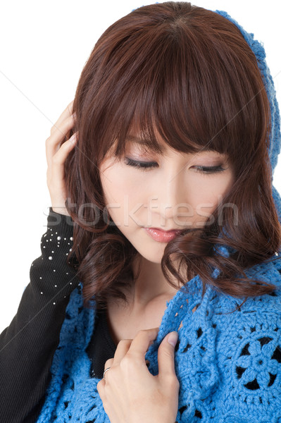 Solitaire femme portrait asian beauté [[stock_photo]] © elwynn