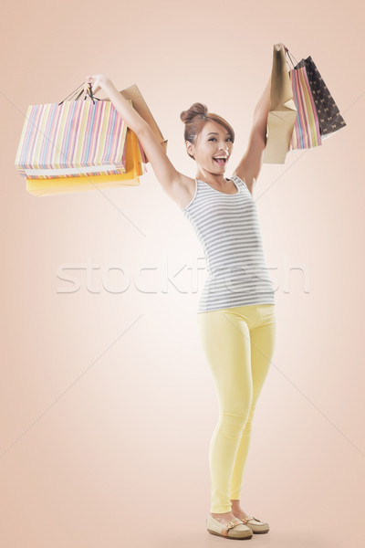 Shopping girl  Stock photo © elwynn