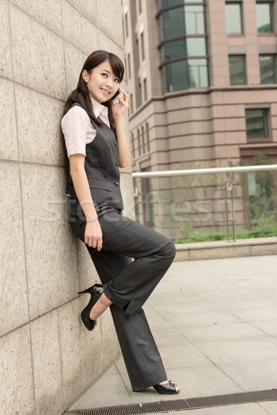 Confident business woman Stock photo © elwynn