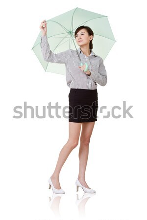 Working business woman Stock photo © elwynn