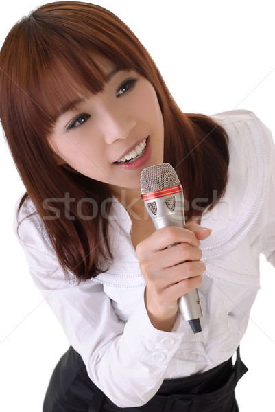 Stock photo: singing