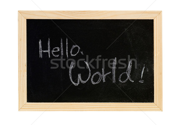 hello world Stock photo © elwynn