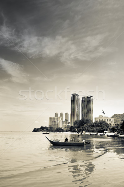 Bay in city Stock photo © elwynn
