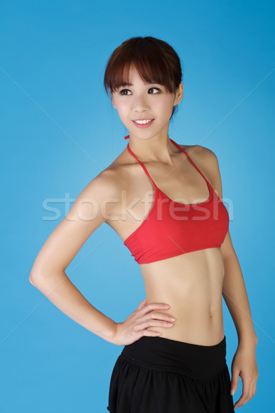 Healthy fit woman Stock photo © elwynn