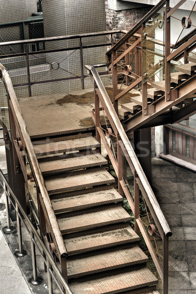Grunge stair Stock photo © elwynn