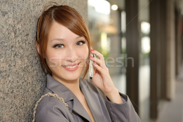 Stock photo: Attractive young business woman