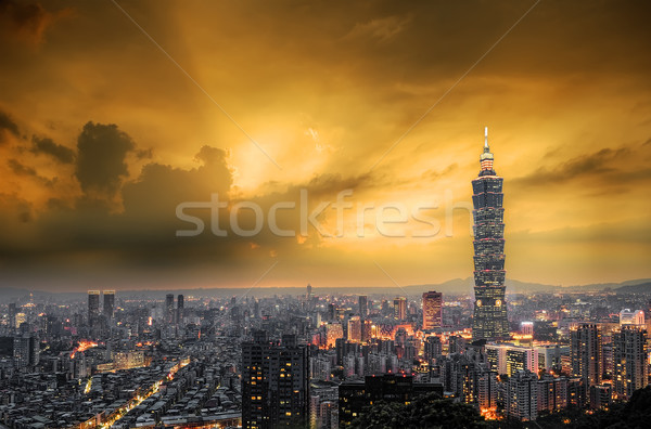 City skyline Stock photo © elwynn