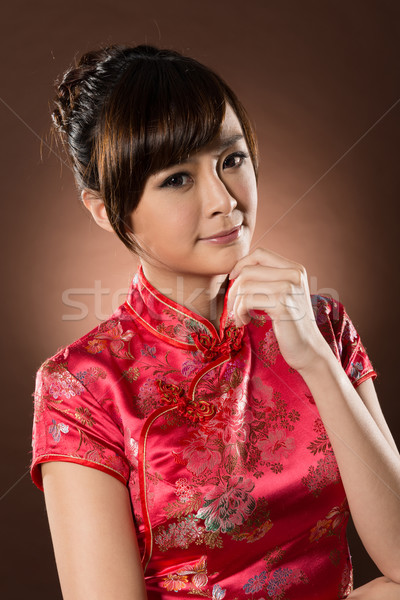 Attractive Chinese woman Stock photo © elwynn