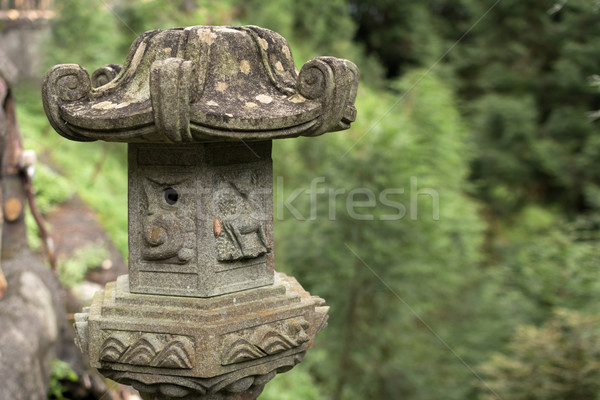 Stockfoto: Traditioneel · asian · steen · lantaarn · tuin · reizen