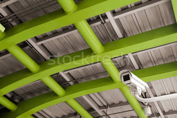 Stock photo: security camera in the public place