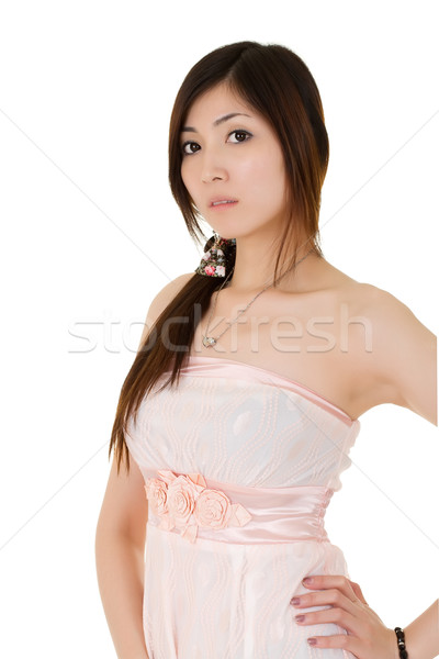 Young attractive Asian beautiful woman Stock photo © elwynn