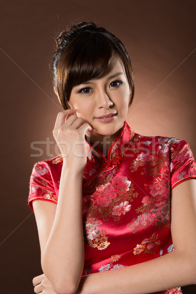 Attractive Chinese woman Stock photo © elwynn