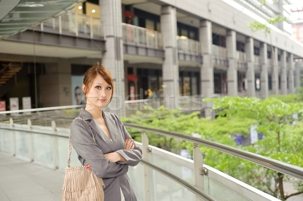Stock photo: Young attractive business woman