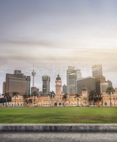 Maleisië beroemd gebouwen wolkenkrabber Stockfoto © elwynn